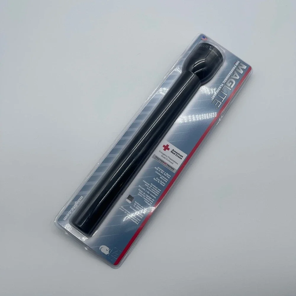 Maglite 4-Cell D Professional Flashlight, Heavy-Duty, Black - New in Orig Packag